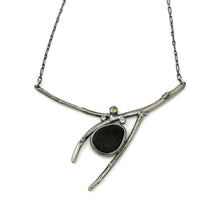Load image into Gallery viewer, Wide Twig Gem Necklace
