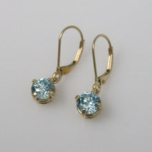 Load image into Gallery viewer, Blue Zircon Earrings
