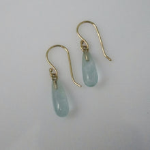 Load image into Gallery viewer, Aquamarine Drop Earrings
