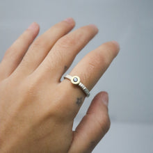 Load image into Gallery viewer, Light Blue Sapphire Stack Ring
