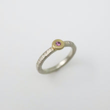 Load image into Gallery viewer, Pink Sapphire Stack Ring
