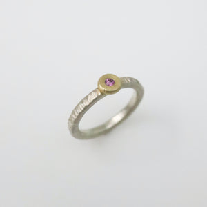 Pink Sapphire Stack Ring