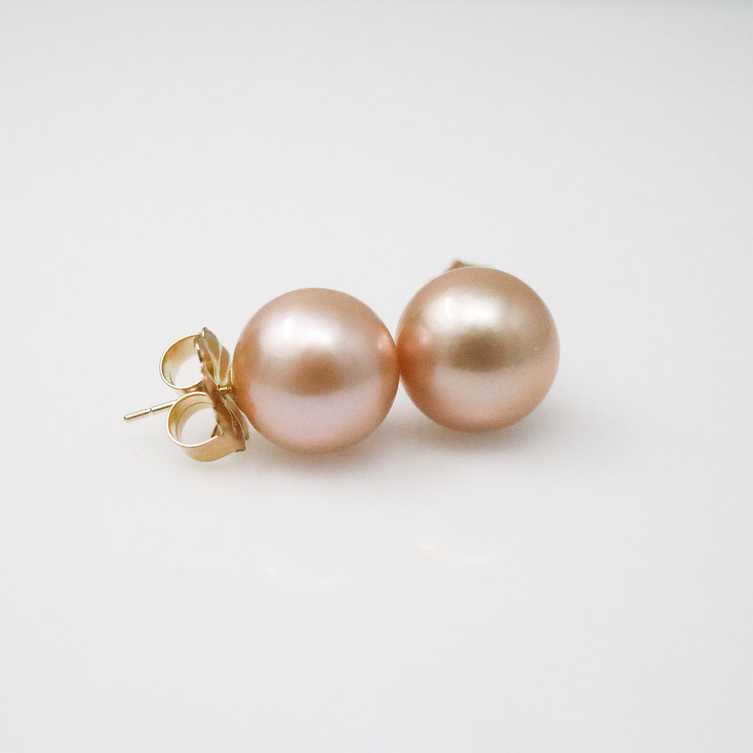 Pink Pearl Studs