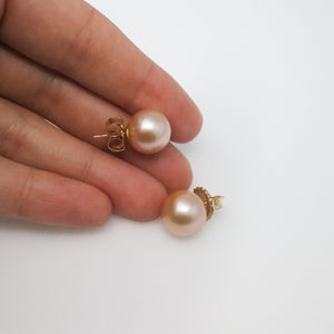 Pink Pearl Studs