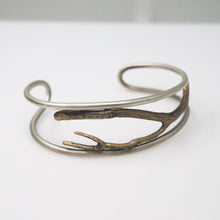 Load image into Gallery viewer, Bronze Twig Cuff
