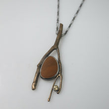 Load image into Gallery viewer, Citrine River Rock Necklace
