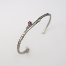 Load image into Gallery viewer, Thin Rhodolite Garnet Cuff
