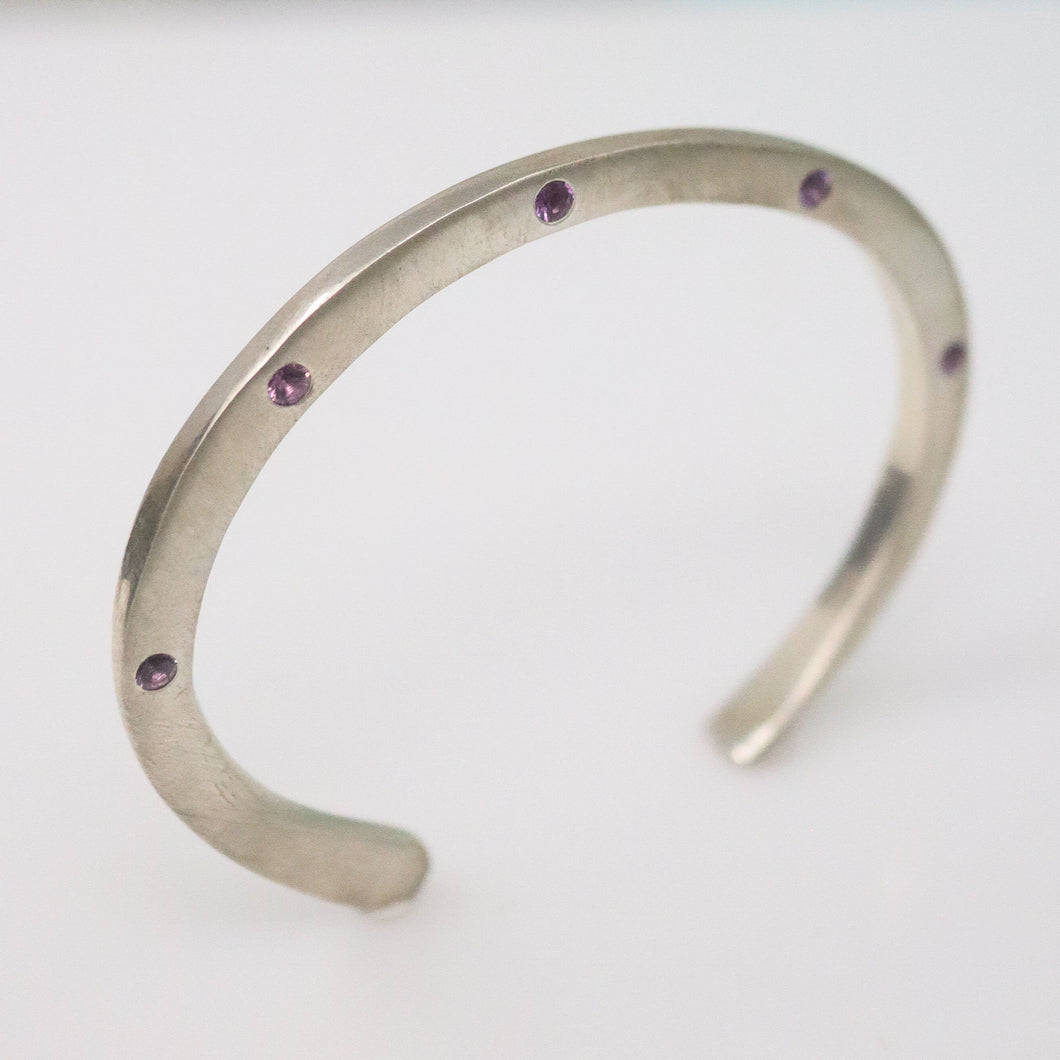 Pink Sapphire Bangle