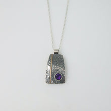 Load image into Gallery viewer, Amethyst Medallion Necklace
