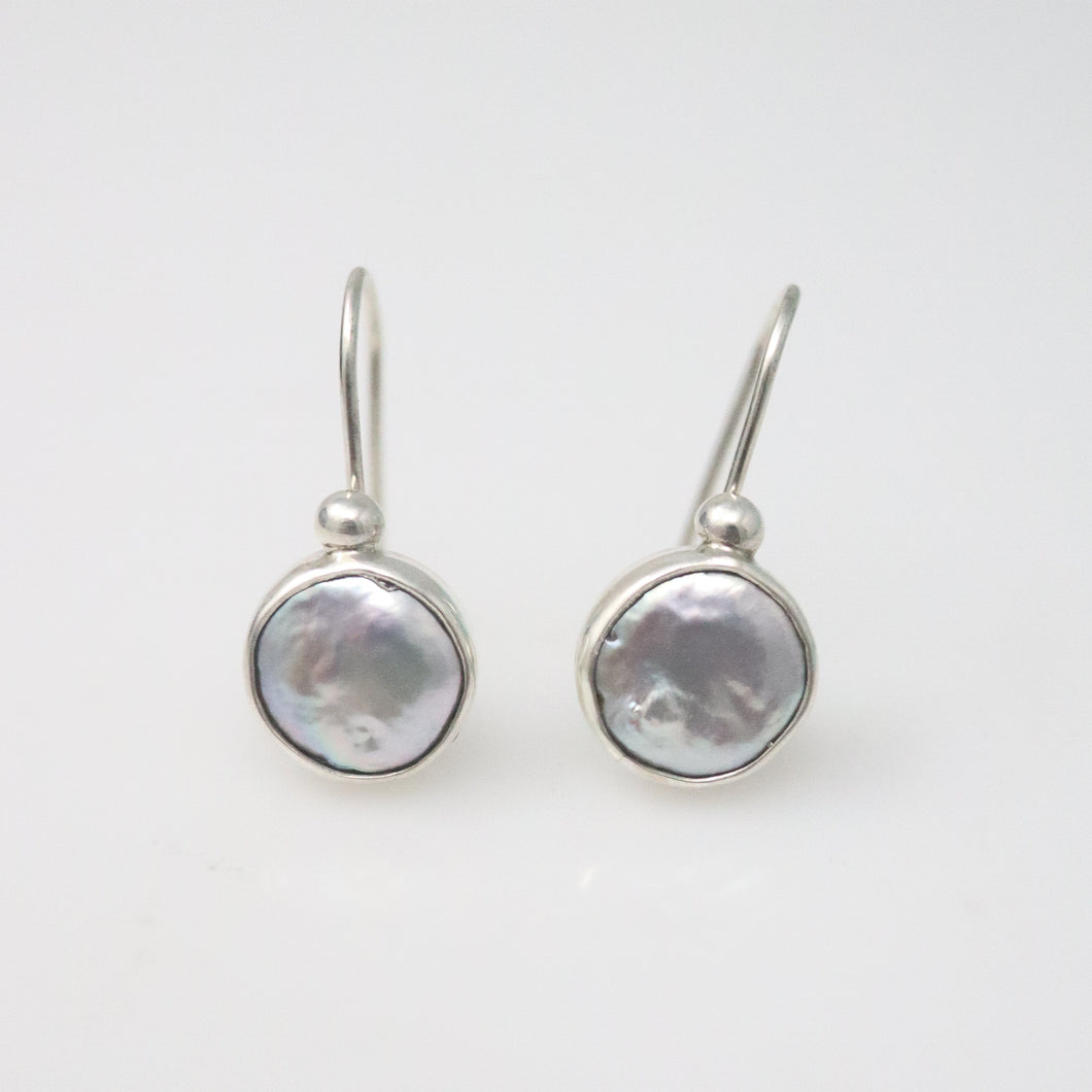 Coin Pearl Earrings