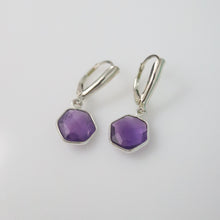 Load image into Gallery viewer, Faceted Amethyst Earrings
