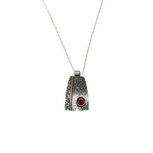 Load image into Gallery viewer, Textured Gem Necklace
