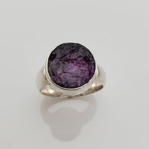 RAW AMETHYST RING