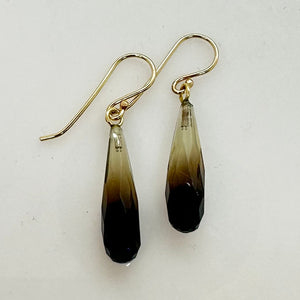 GRADIENT TOPAZ EARRINGS 14K