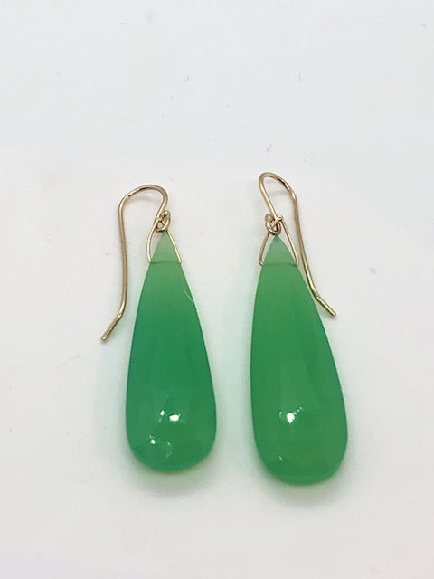 CHRYSOPRASE EARRINGS