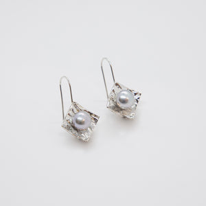SQUARE CUP EARRINGS