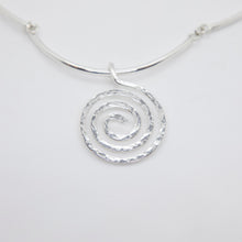 Load image into Gallery viewer, STERLING SPIRAL CHOKER
