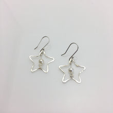 Load image into Gallery viewer, STERLING STAR EARRINGS
